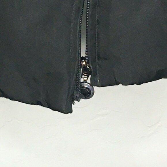 Calvin Klein Womens Black Quilted Parka Warm Jacket Winter Coat Large - Picture 2 of 12